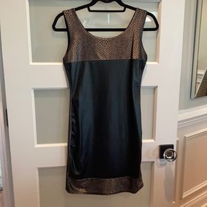 Hip pleather dress